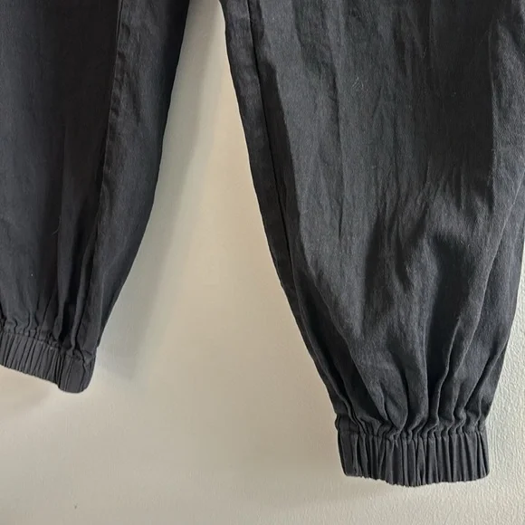 I.AM.GIA. black high rise zip fly joggers - Picture 3 of 9